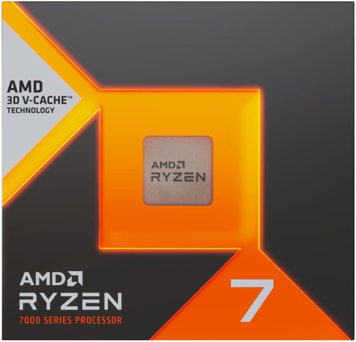 AMD Ryzen 7 7800X3D Desktop Processor – 8-Core / 16-Thread, 104MB Cache, Up to 5.0 GHz