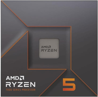 AMD Ryzen 5 7600X Desktop Processor – 6 Core, 12 Thread, Up to 5.3 GHz, 38MB Cache, AM5