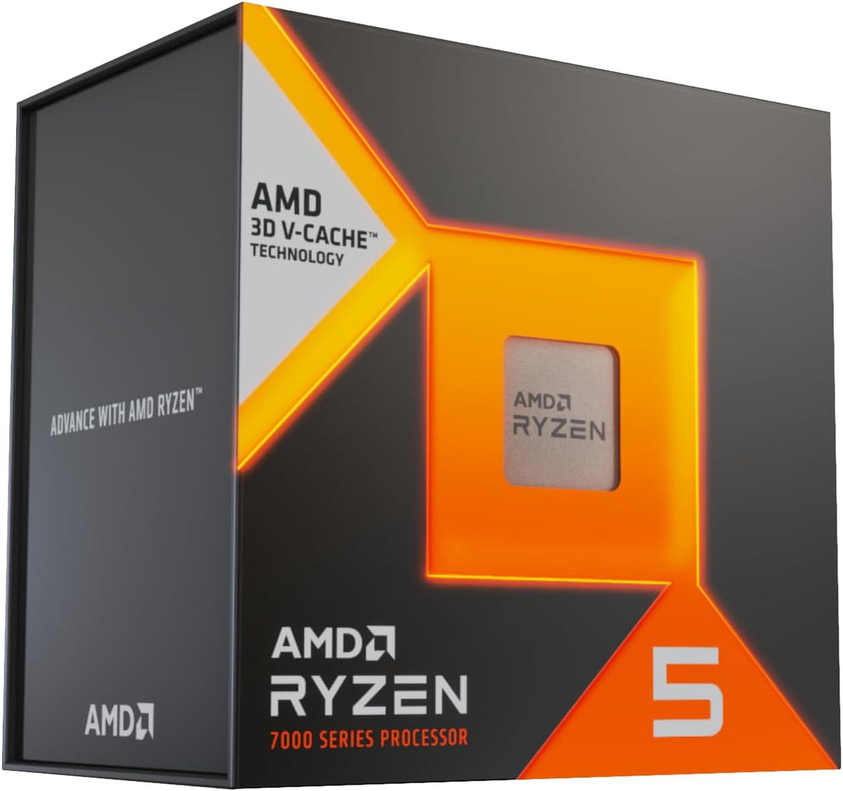 AMD Ryzen 5 7500X3D Desktop Processor – 6 Core, 12 Thread, Up to 4.5 GHz, 102MB Cache, AM5