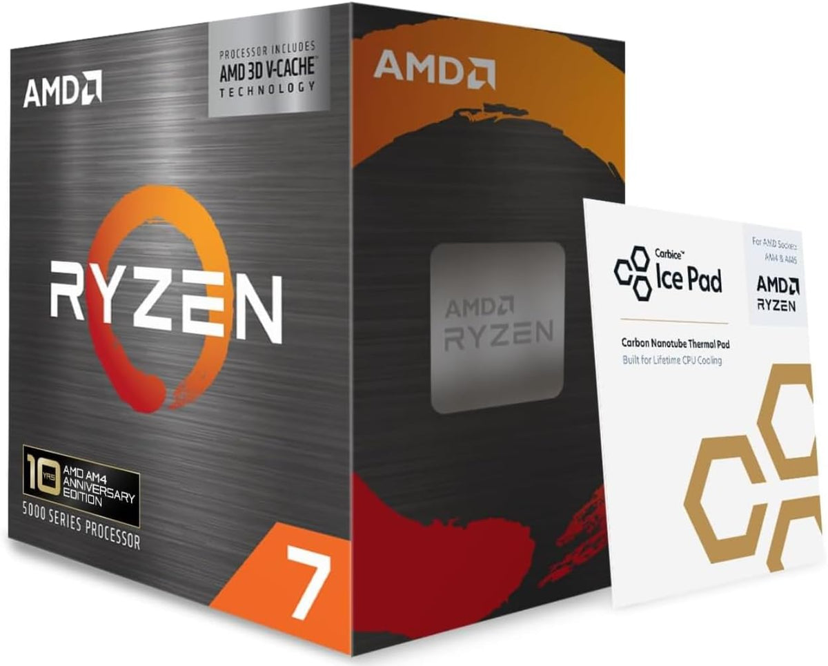 AMD Ryzen 7 5800X3D 10th Anniversary Edition Desktop Processor – 8 Core, 16 Thread, AM4, DDR4